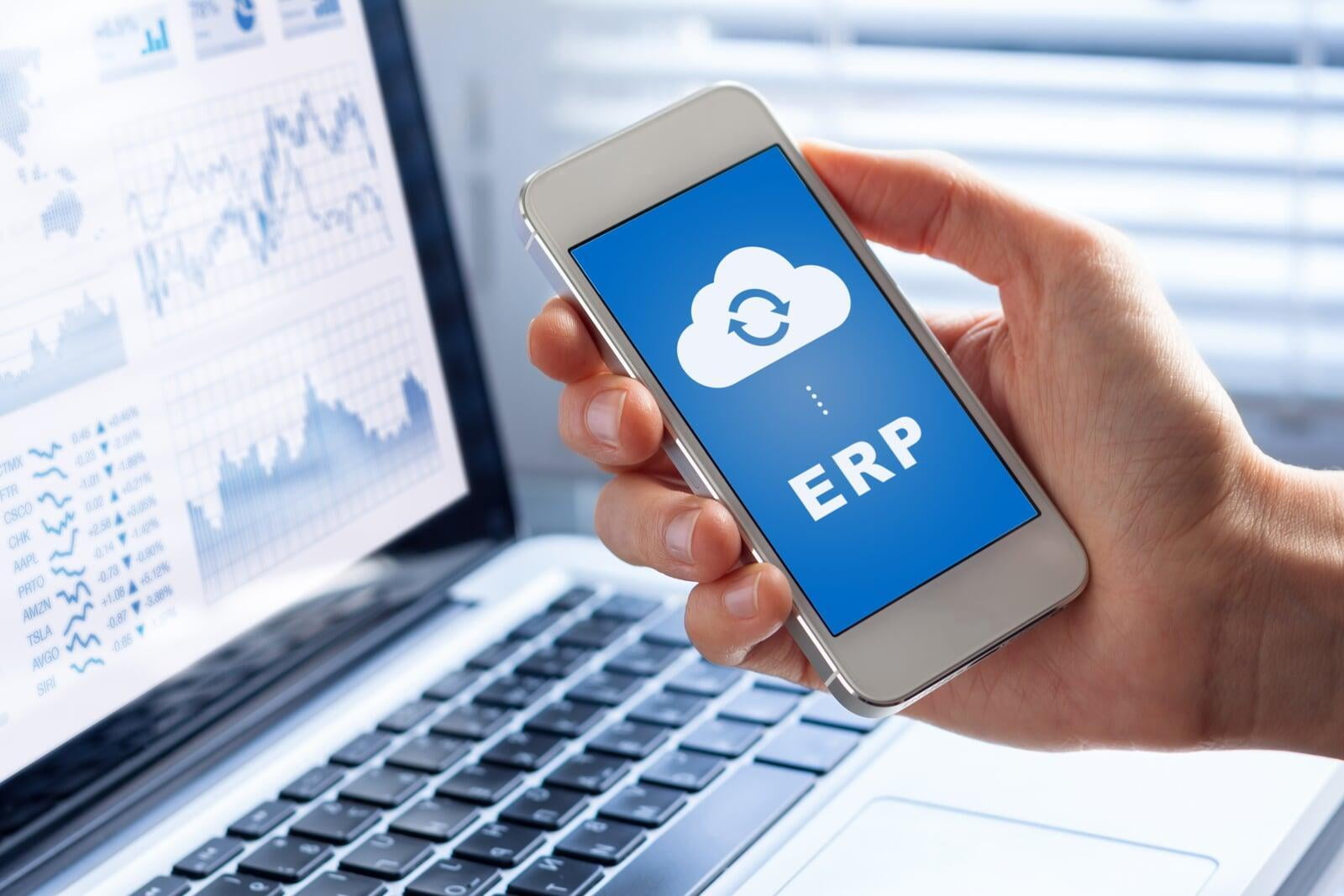 ERP on mobile device