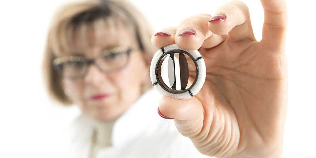 doctor holding medical device